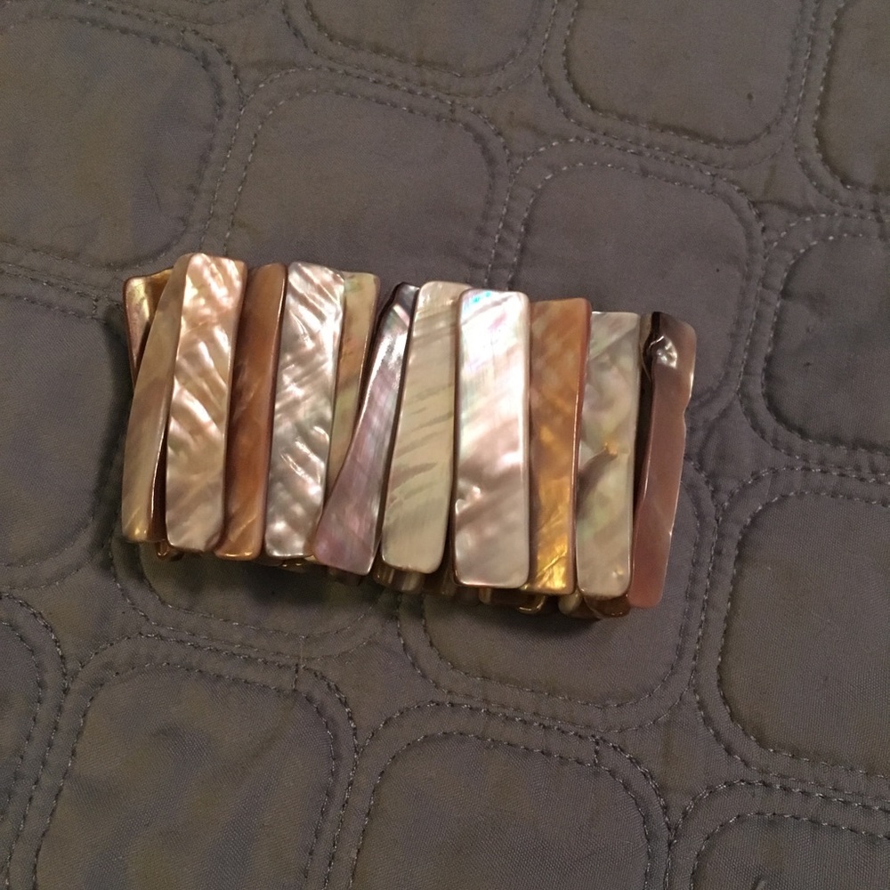 Abalone shell bracelet